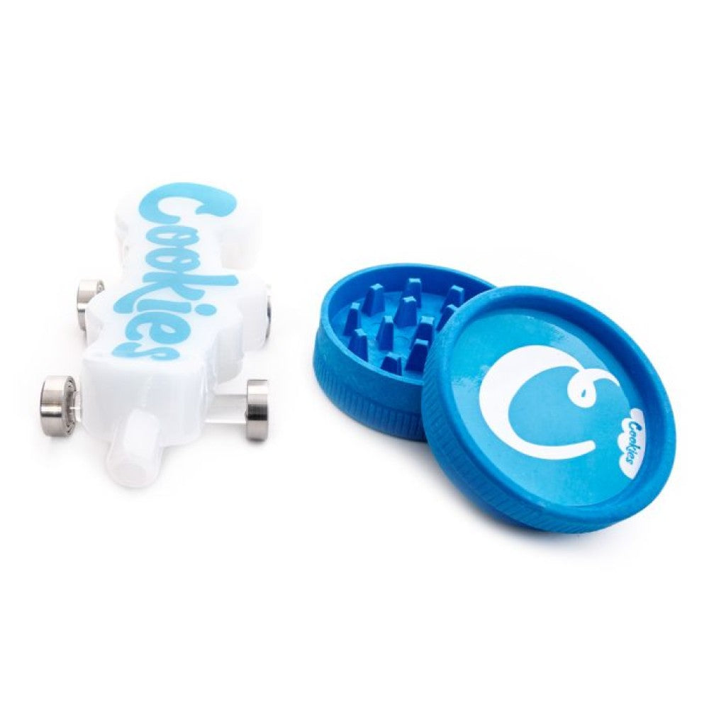 Cookies Glass Toke Handpipe Branded Compact Durable Glass Smoking Pipe with Printed Logo Design