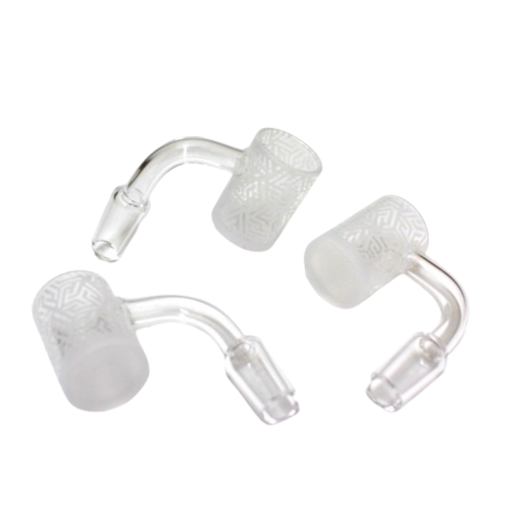 Bucket art design quartz banger 14mm male made from high-quality quartz for smooth and efficient dabbing