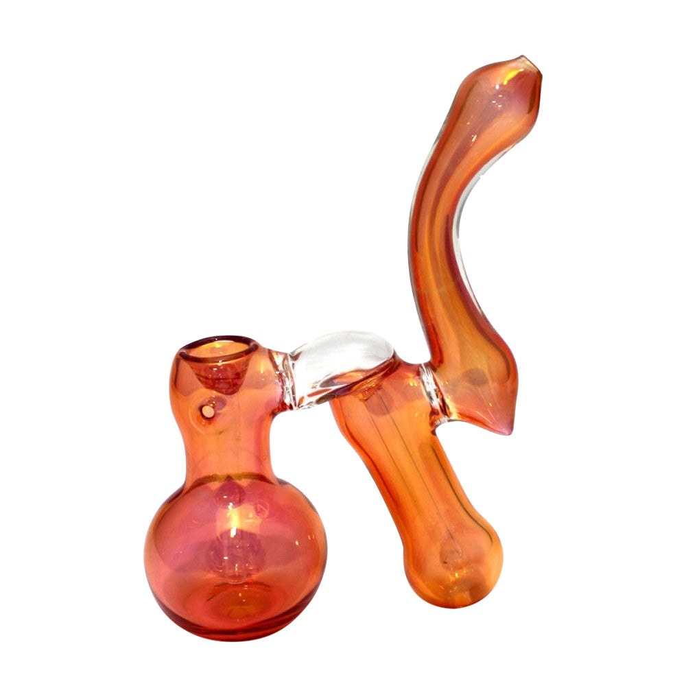 Colorful Double Chamber Bubbler Large Size with handcrafted glass construction, vibrant colors, double chamber design, and durable craftsmanship.**