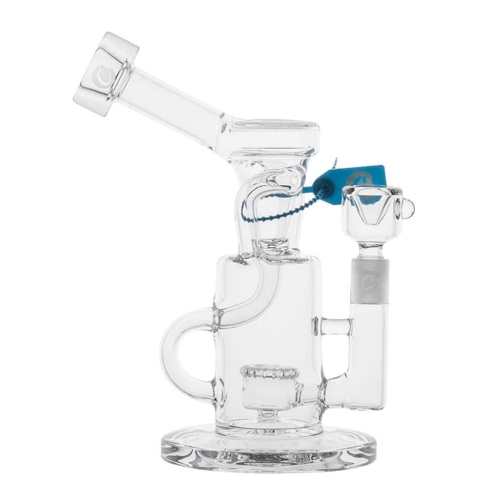 Cookies Double Cycler premium glass piece with dual chamber cycler design, durable and stylish smoking accessory with smooth airflow performance