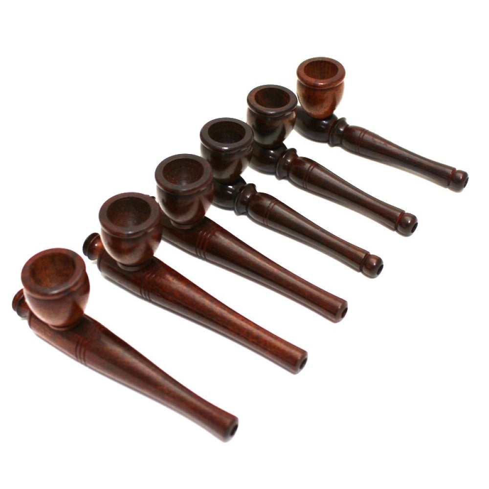2 Part Wooden Tobacco Hand Pipe featuring natural wood construction, two-piece design, smooth finish, and classic craftsmanship.