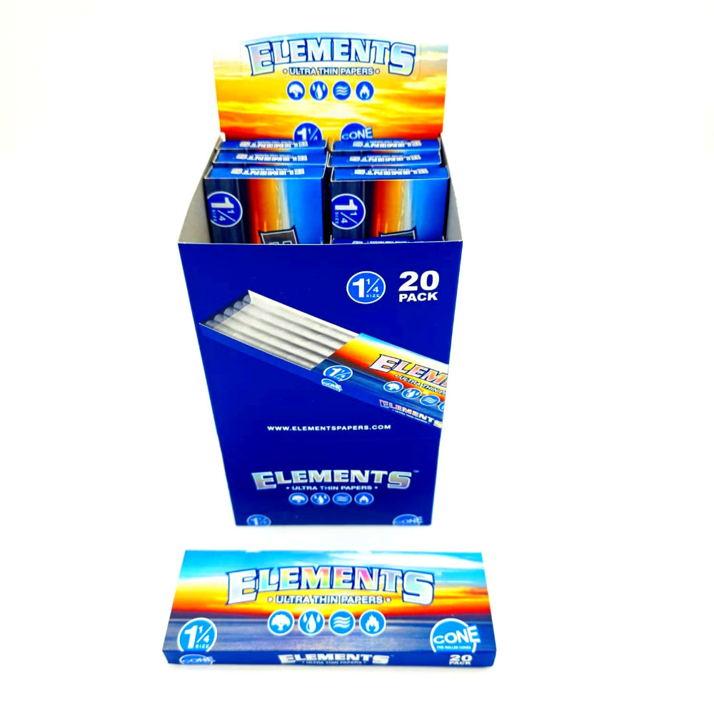 Elements 1 1/4 size cones 20Pk/12Pk shop