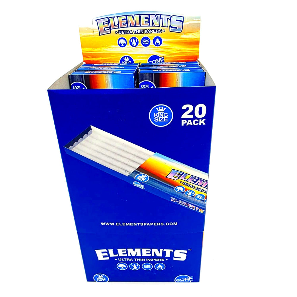 Elements king size cone 20pk/12pk shop