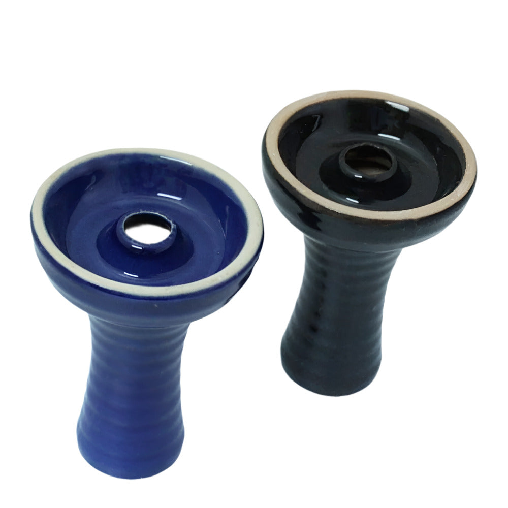 Funnel Hookah Bowl Large durable heat resistant ceramic bowl with funnel design for flavor retention even heat distribution and easy maintenance.