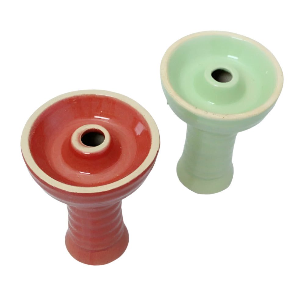 Funnel Hookah Bowl Medium durable heat resistant ceramic bowl with funnel design for even heat distribution easy cleaning and long lasting use.