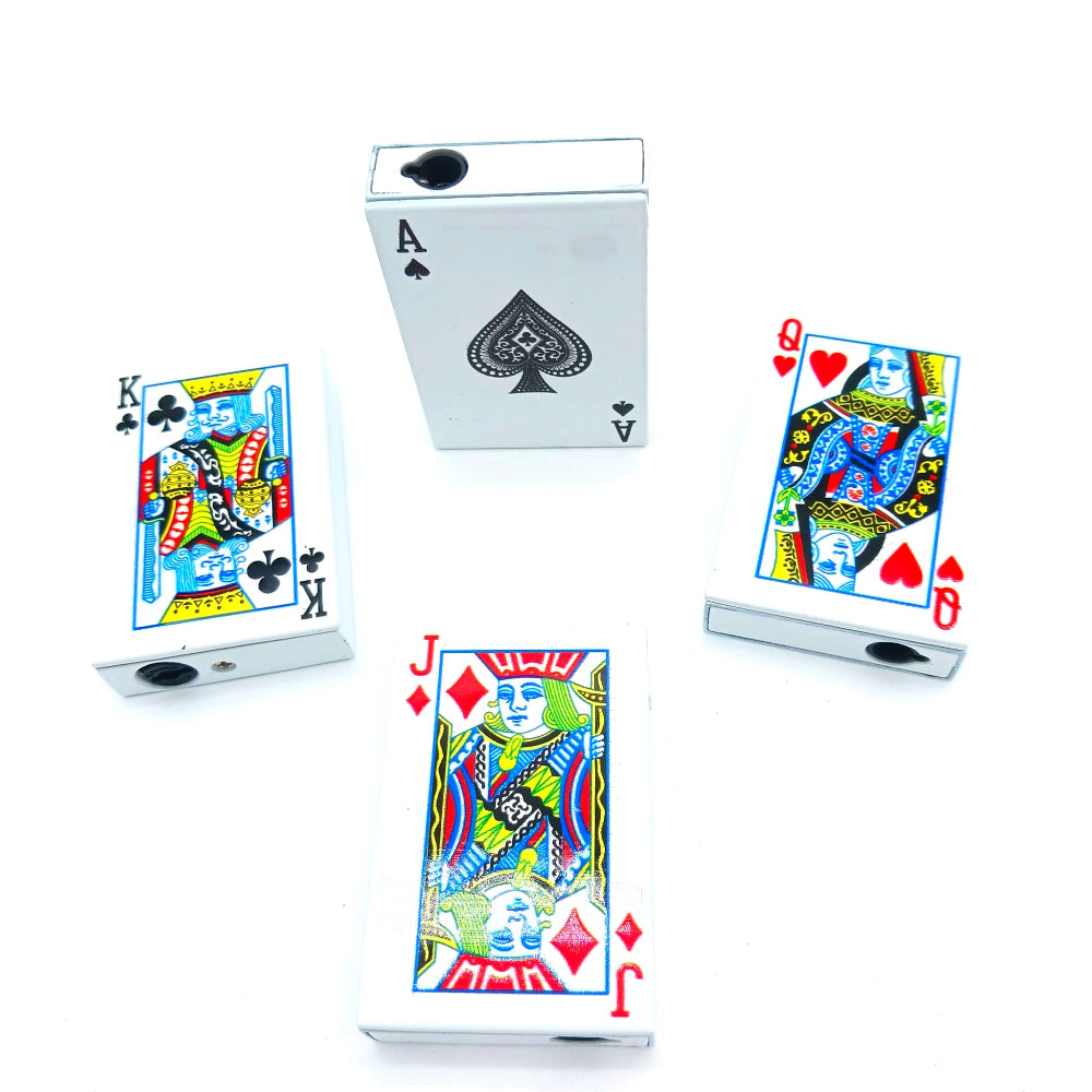 GH-9289 Clickit poker torch lighter 20pcs display box, designed with wind proof jet flame, durable construction, and easy ignition for reliable everyday lighting use.