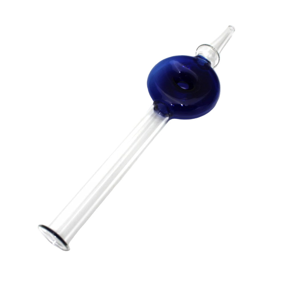 Glass Donut Shaped Straw Kit Featuring Colorful Design and Premium Glass Construction