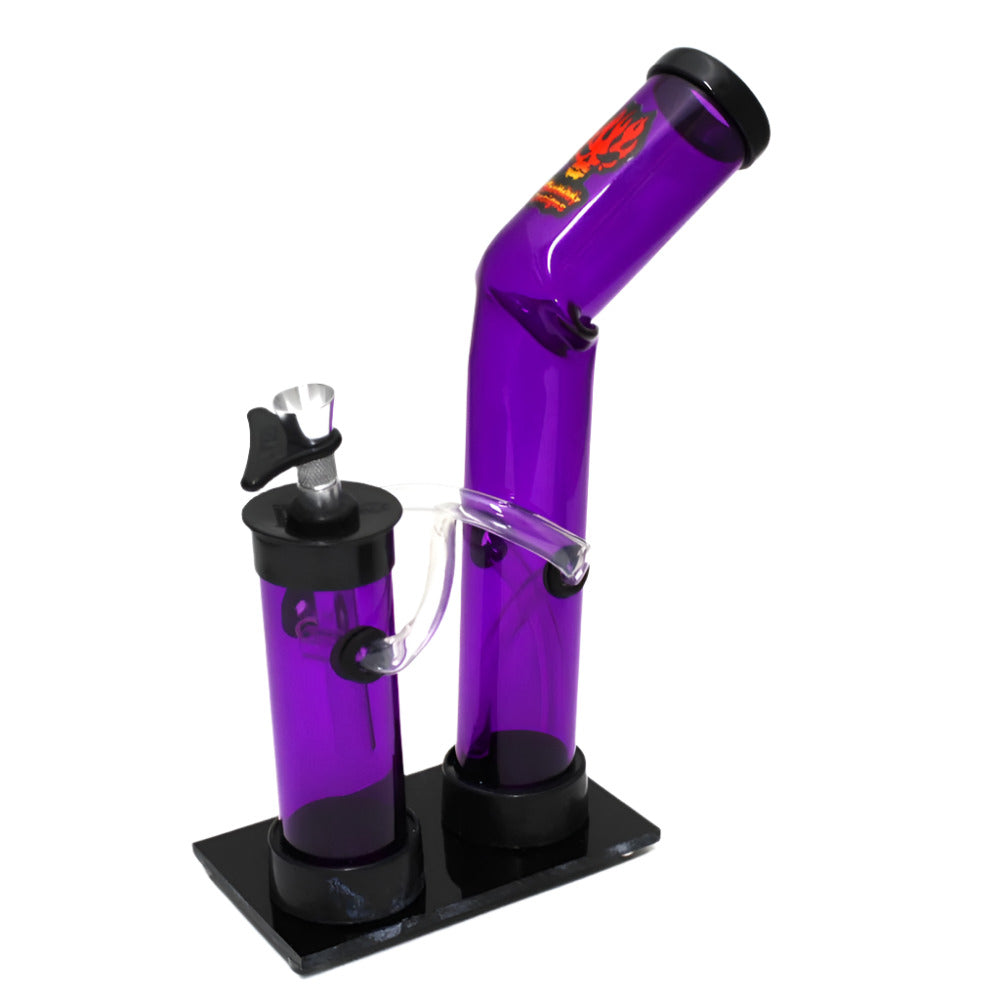 Headway Designs acrylic double chamber water pipe, durable acrylic construction featuring dual chambers for enhanced filtration and smoother smoking experience.