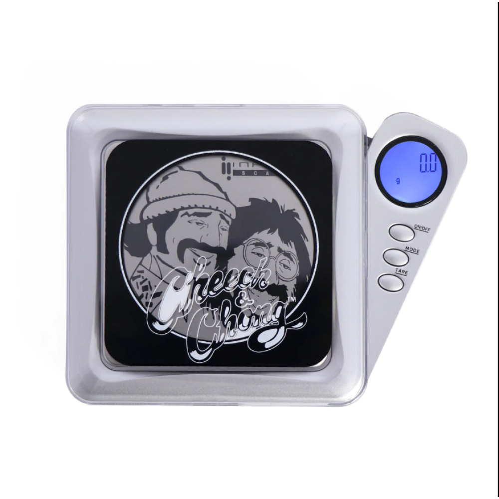 Infyniti Panther Cheech and Chong Panther digital scale with 50g capacity and 0.01g precision for accurate weighing
