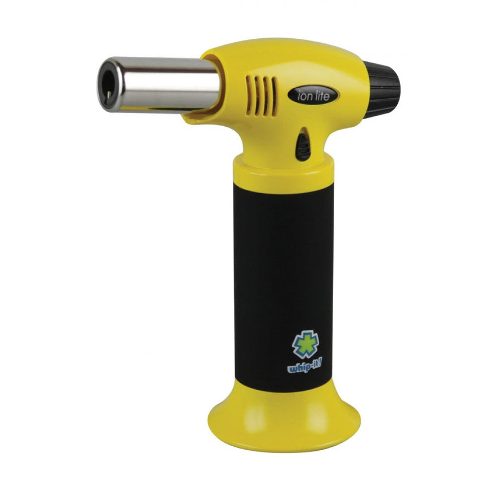 Whip It Ion torch lighter heavy duty build strong flame butane torch for professional and everyday use