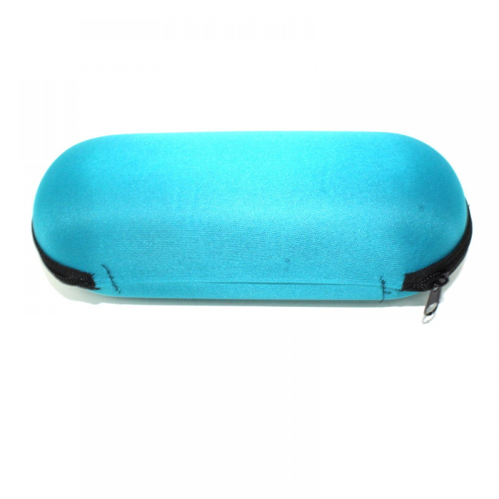 Large capsule hand pipe case with durable hard shell, soft padded interior, and secure zipper closure for safe and protective portable storage.