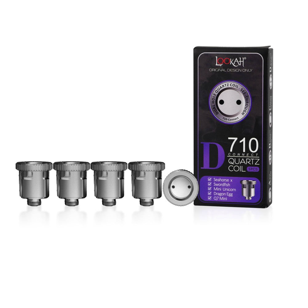 Lookah 710 Replacement Quartz Coils featuring durable quartz construction, fast heat-up performance, and optimized vapor production for concentrate devices.
