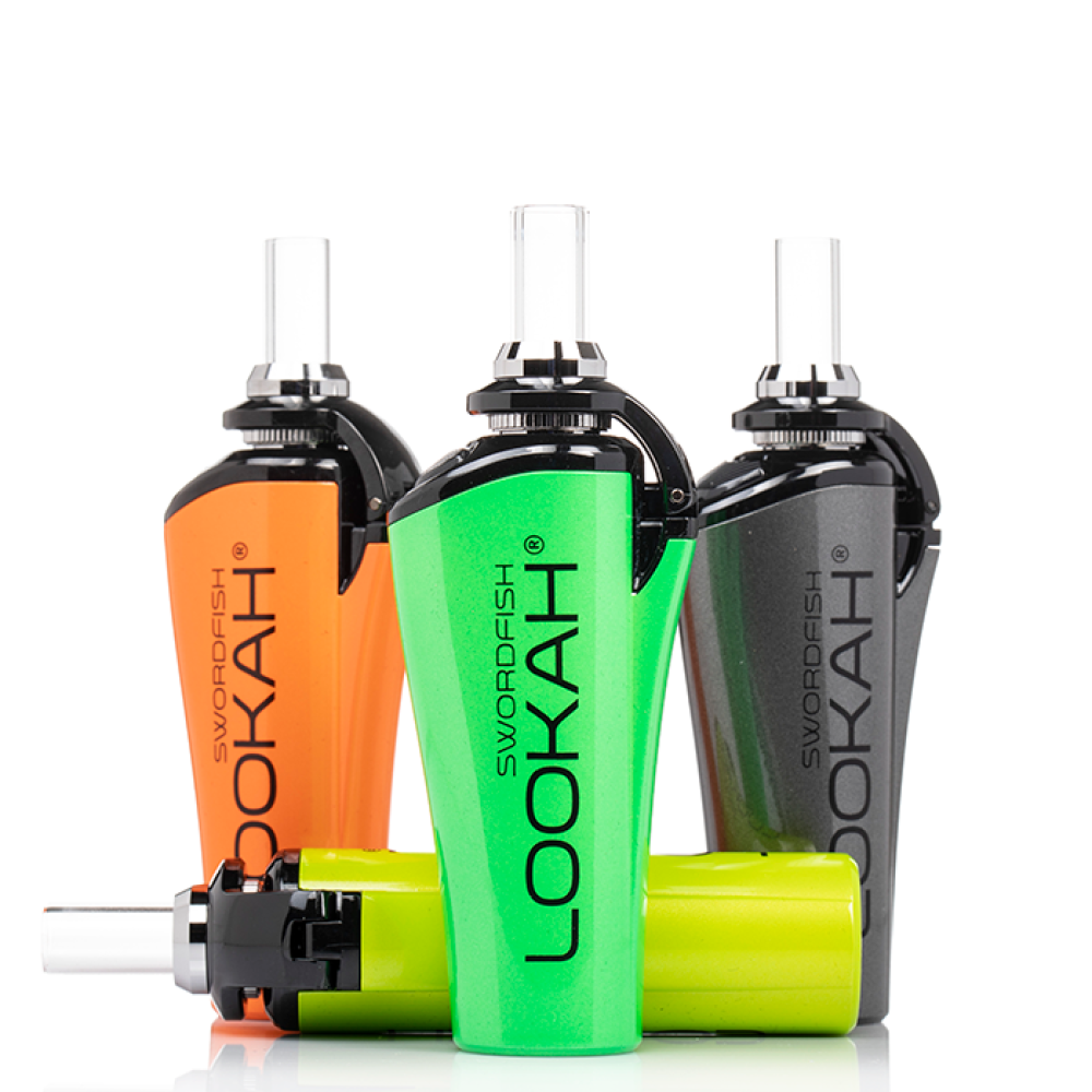 Lookah Swordfish Electric Dab Rig Portable device with ergonomic design, rechargeable power system, and advanced heating technology for concentrate use.