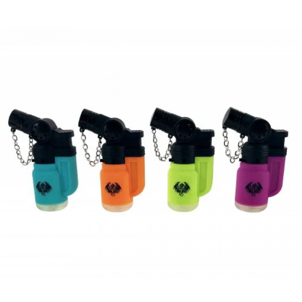 Special Blue Mini Rubber Lighter Pack of 9 featuring a compact design, textured rubber grip, and dependable ignition for daily use.