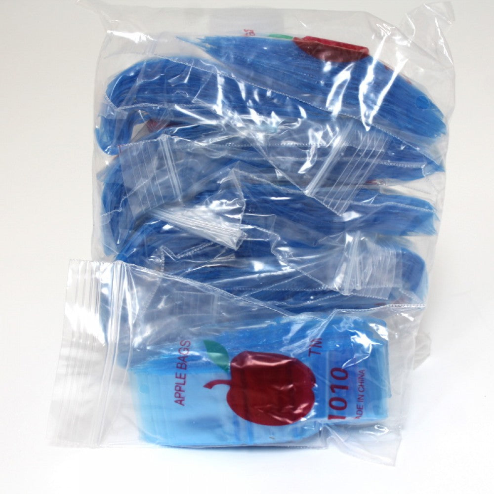 Mini zip bags 1000 pcs bulk pack, compact and durable resealable storage pouches for organizing small items, retail use, and travel convenience.