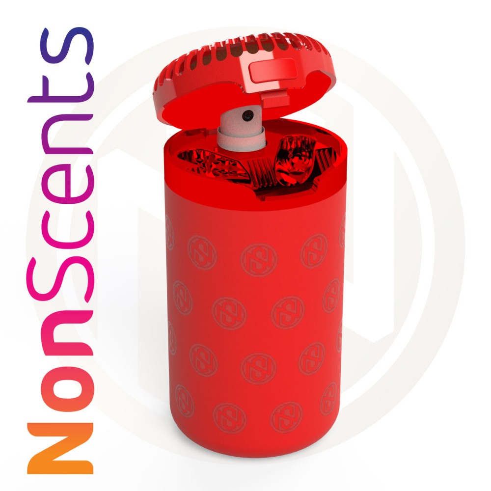 Non Scents Ashtray & Odor Spray 6pcs box set odor control spray and ashtray combo designed to eliminate smoke smell and freshen indoor spaces.