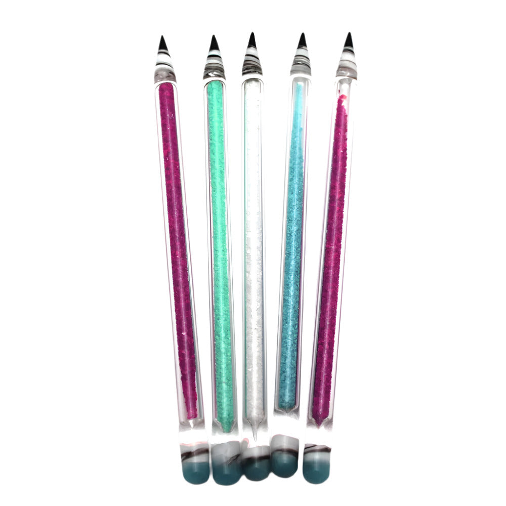 Pencil inner color glass dab tool durable handcrafted accessory for handling concentrates with precision and ease