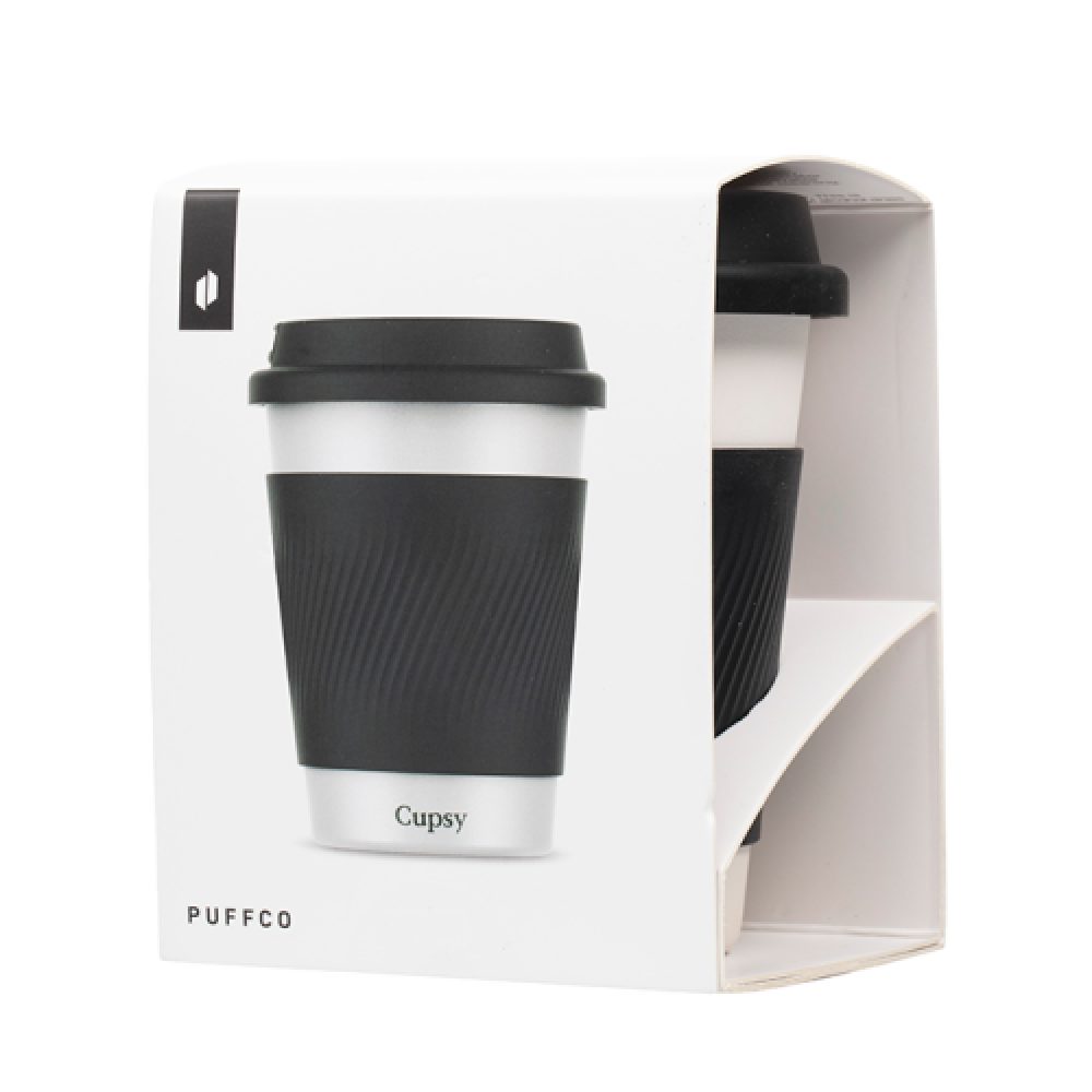 Puffco Cupsy Portable Coffee Cup Water Pipe Discreet Hidden Glass Bong Design for Smooth Vapor Filtration and Stealth Smoking Experience