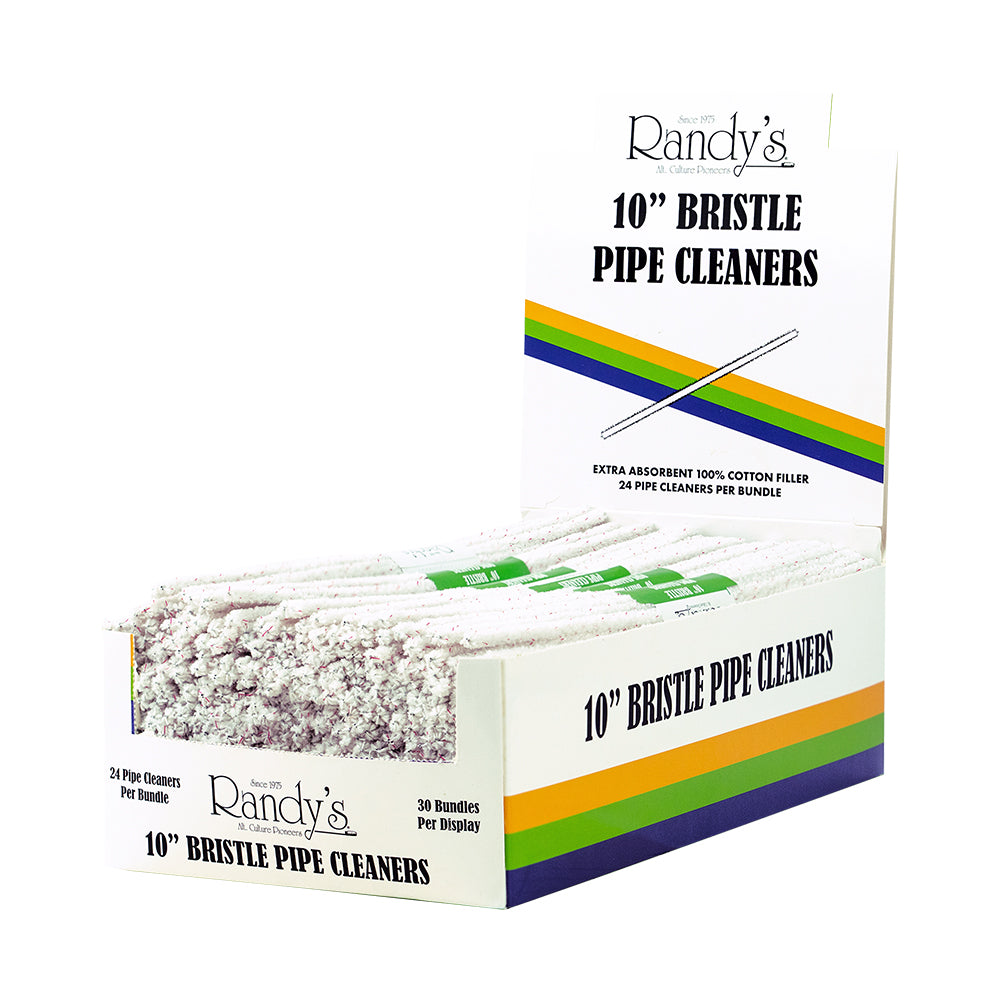 Randy’s Bristle Pipe Cleaner 30 Bundle Per Box durable flexible cleaning tool with strong bristles for deep pipe cleaning and residue removal use.