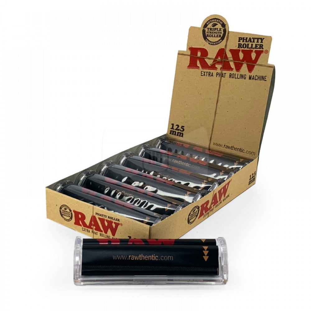 RAW Phatty Rollers 125mm 6 per box rolling machines designed for smooth, easy, and consistent large-size rolling performance.