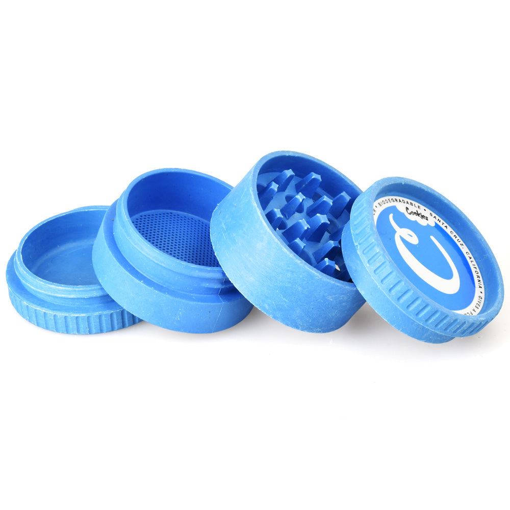Santa Cruz Shredder 4 Part Hemp Cookies Grinder 16 per pack featuring durable hemp construction, four-piece design, and efficient grinding performance for herbs.