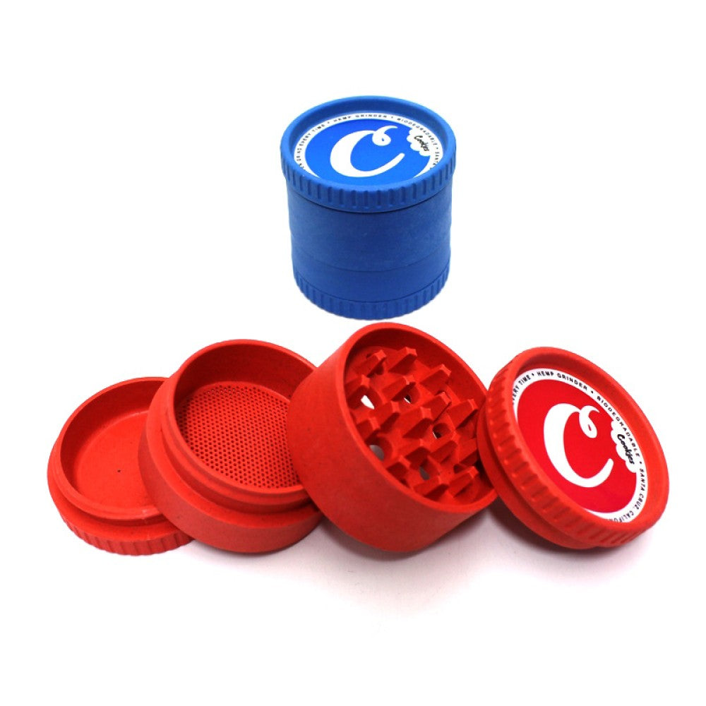 Santa Cruz Shredder 4 Part Hemp Grinder Cookies Edition featuring a durable four-piece design, hemp-based construction, and smooth, consistent grinding performance.