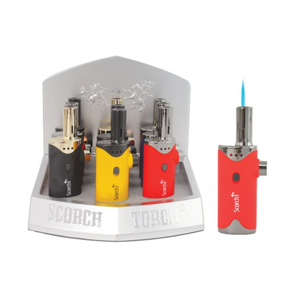 Scorch tank torch 61631 lighter with easy hold grip, durable metal body, strong flame output and reliable ignition system for everyday use.