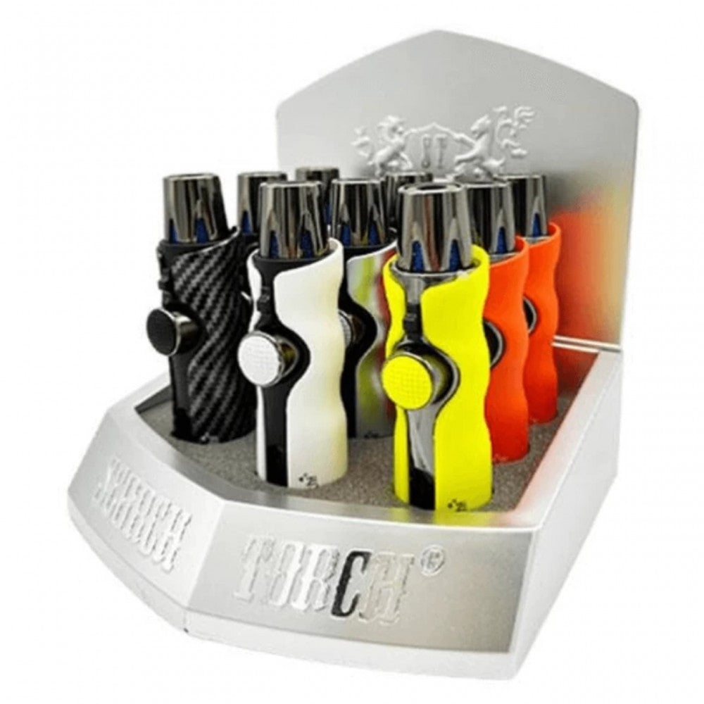 Scorch Torch 61691 wavy grip torch with durable metal construction, ergonomic design and strong flame output for reliable everyday use.
