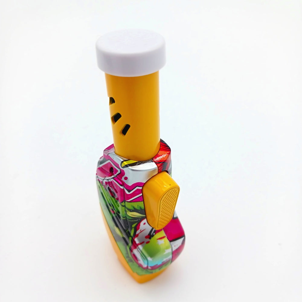 9 count Scorch Torch 61820 fancy design torch lighters bulk pack, durable refillable jet flame lighters with stylish design for retail display use.