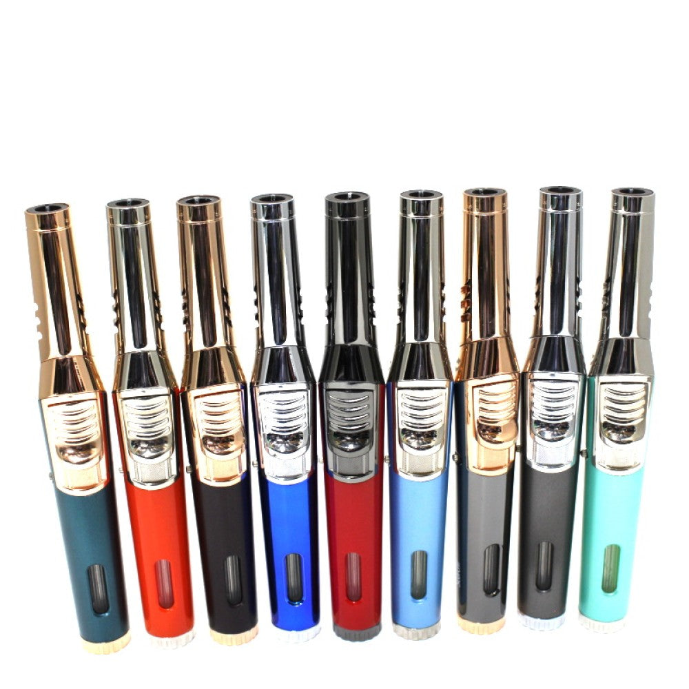 Scorch Torch 61583 flexible pencil torch 45 degree design display pack 9pcs durable adjustable flame torch lighter for kitchen and utility applications