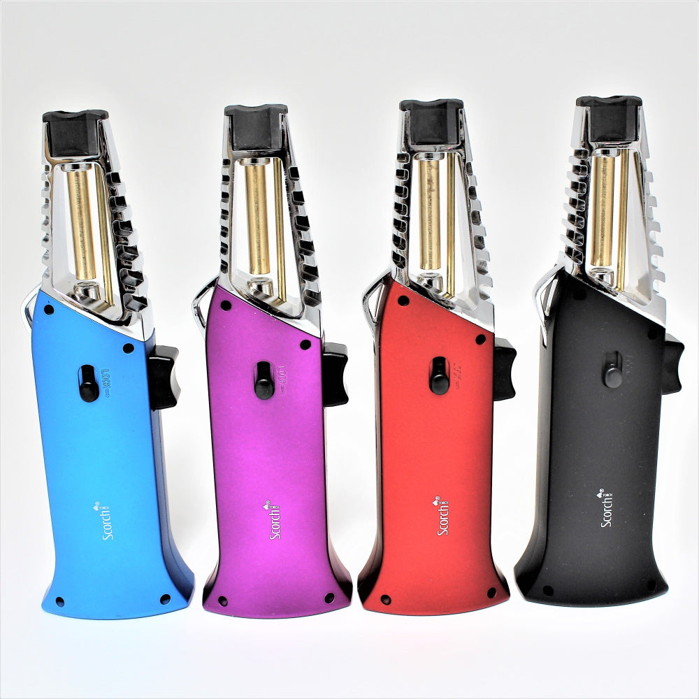Scorch Torch X-Series Force Model 61554, durable metal torch with precise flame control, ergonomic grip design, and compact build for easy everyday use.