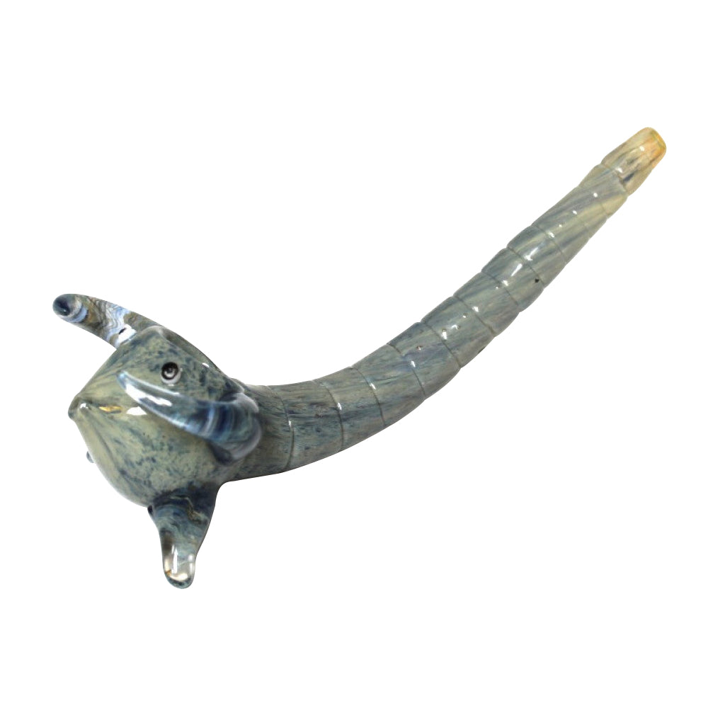 Scorpion Glass Hand Pipe featuring detailed scorpion-inspired design, durable glass construction, and artistic handcrafted shape.