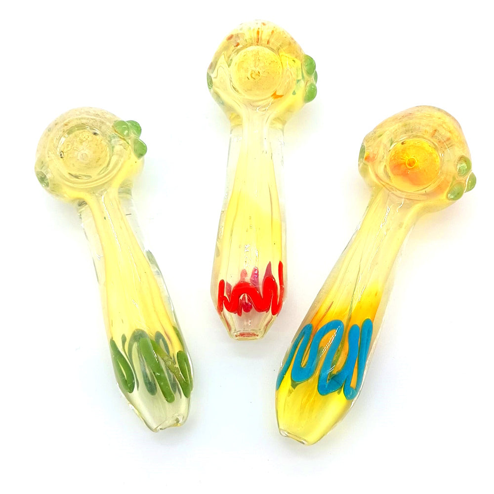 See through glass hand pipe made with heavy-duty durable glass, transparent compact design, and smooth airflow for clean and easy smoking experience.