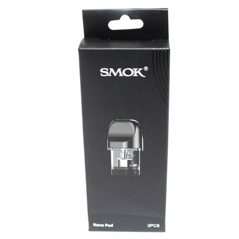 Smok Novo pod 3 per pack replacement pods with smooth vapor performance, leak-resistant design and easy plug-and-play installation for Novo devices.