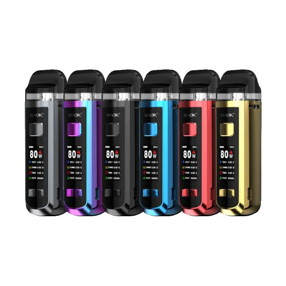 Smok RPM 2 Kit portable vape device with compact design, strong battery performance and advanced pod system, available only for California use.