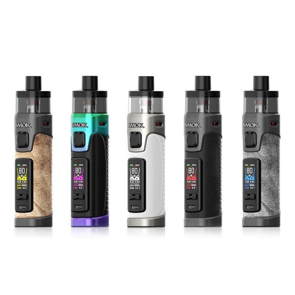 Smok RPM 5 Kit portable vape device with powerful battery, advanced pod system and ergonomic design, available only for California sales.