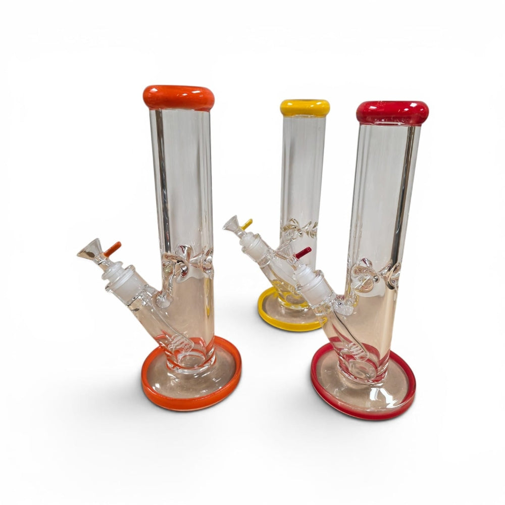 Tube Color Straight Water Pipe made from premium colorful glass with a straight tube design for smooth filtration and reliable performance.