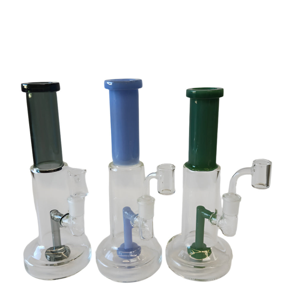 Straight tube color water pipe