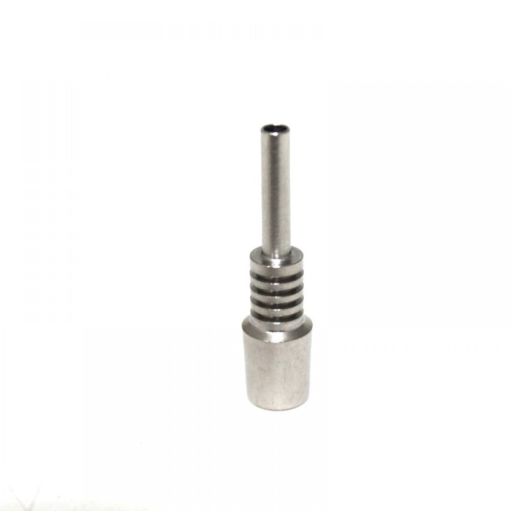 Titanium TI nail nectar collector dab tip, universal fit for 10mm, 14mm, and 18mm joints, designed for strong heat resistance and smooth dabbing performance.