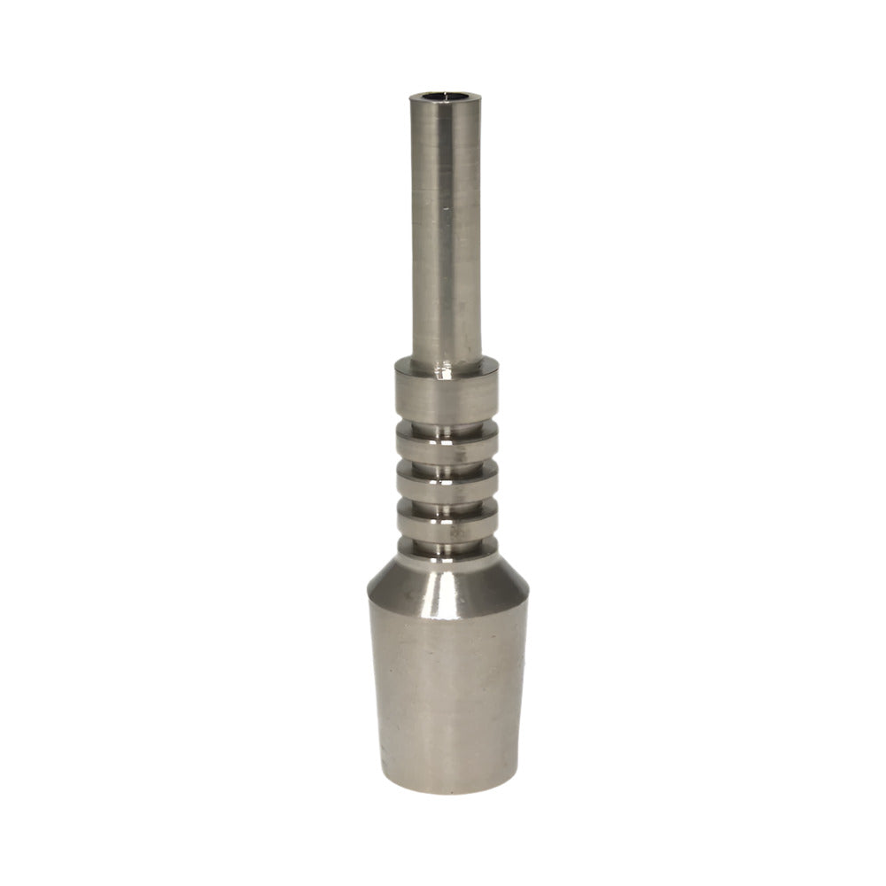 Titanium TI nail nectar collector replacement dab tip compatible with 14mm and 18mm joints, built for durability, fast heating, and smooth vapor hits.
