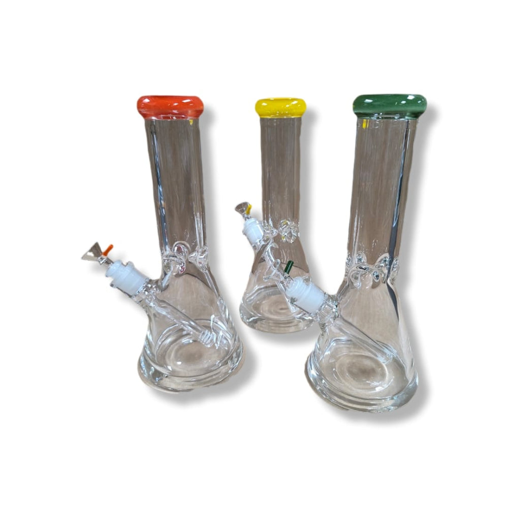 Tube Color Beaker Water Pipe crafted from premium colorful glass with a sturdy beaker base for smooth filtration and lasting durability.