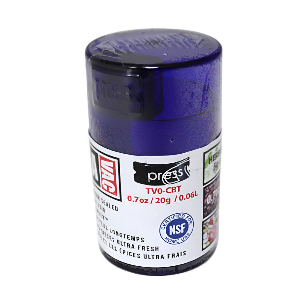 0.7 oz TV0 airtight storage jar 0.06 liter assorted color with secure lid, durable build, and moisture-proof sealing for micro storage needs.