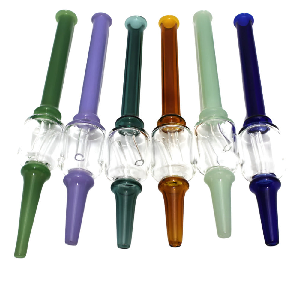 US Color Glass Straw Kit featuring colorful glass design, durable construction, and portable dabbing accessory functionality.