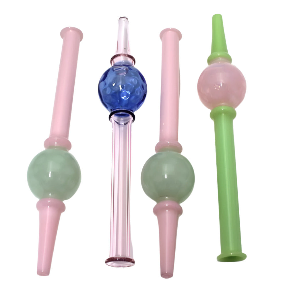 USA Color Design Straw Kit featuring colorful American flag inspired design, durable glass construction, and portable dabbing accessory functionality.
