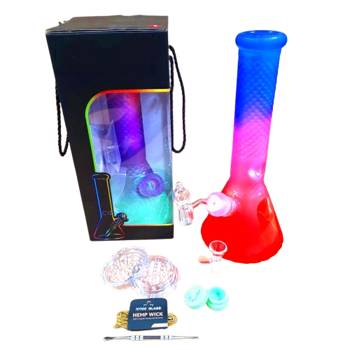 Premium gift box water pipe complete set with all essential smoking accessories included for a smooth experience