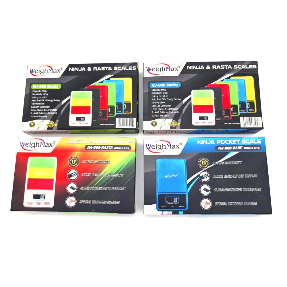 Weight Max Pocket Scale NJ-800-0.1g featuring high-precision digital measurement, compact design, and easy-to-use display for accurate weighing results.