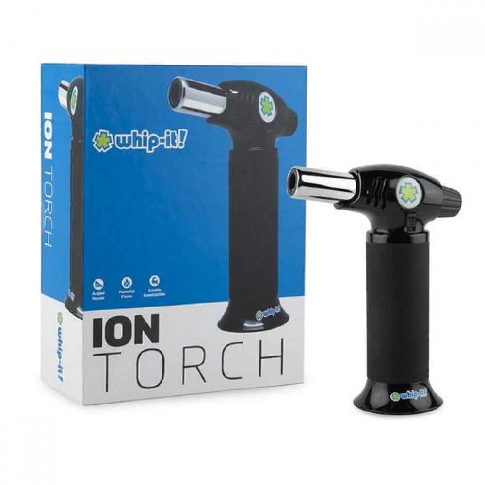 Whip It Ion torch lighter jet flame adjustable butane torch durable handheld design for cooking and heating applications