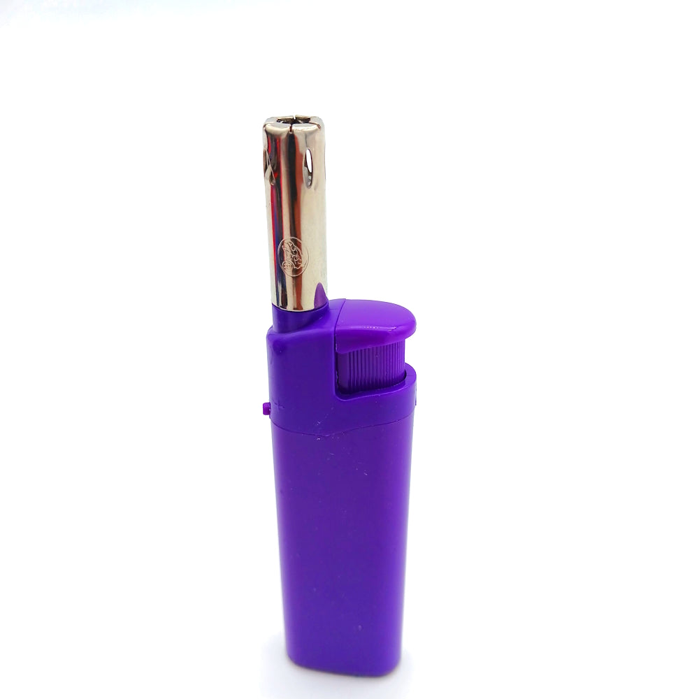 X10 extended refillable lighter 50 ct display pack 80-93E with windproof flame, durable construction, and reliable ignition for daily and outdoor use.