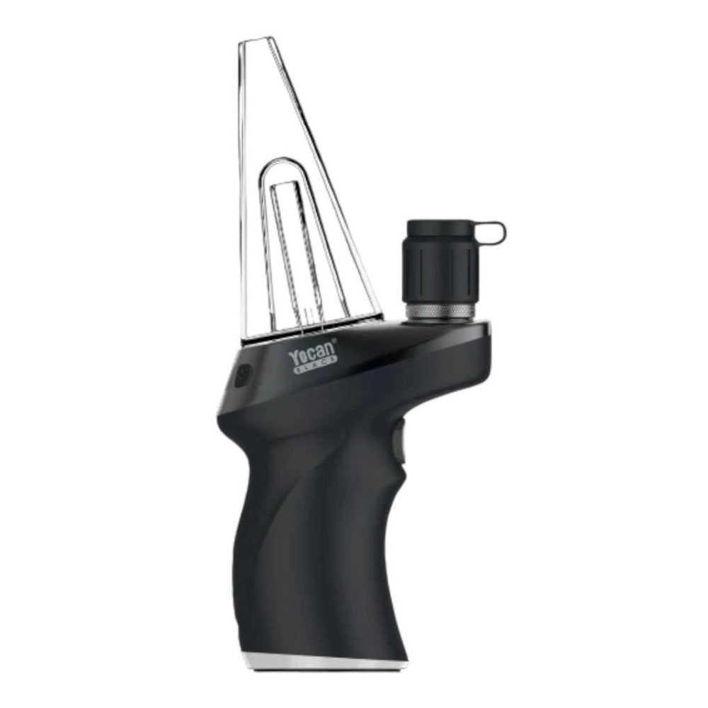 Yocan Black Phaser Max E-Rig portable electric dab rig vaporizer with water filtration system designed for smooth and powerful concentrate vapor production