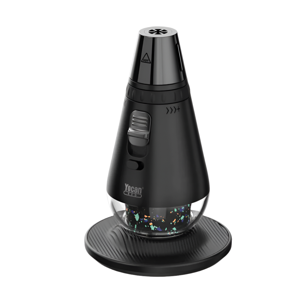 Yocan Gavin refillable torch lighter with durable body, adjustable flame control, and wind-resistant design for consistent high-heat performance.